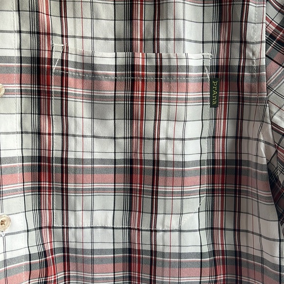 prAna men’s plaid button down short sleeve shirt - Picture 3 of 6